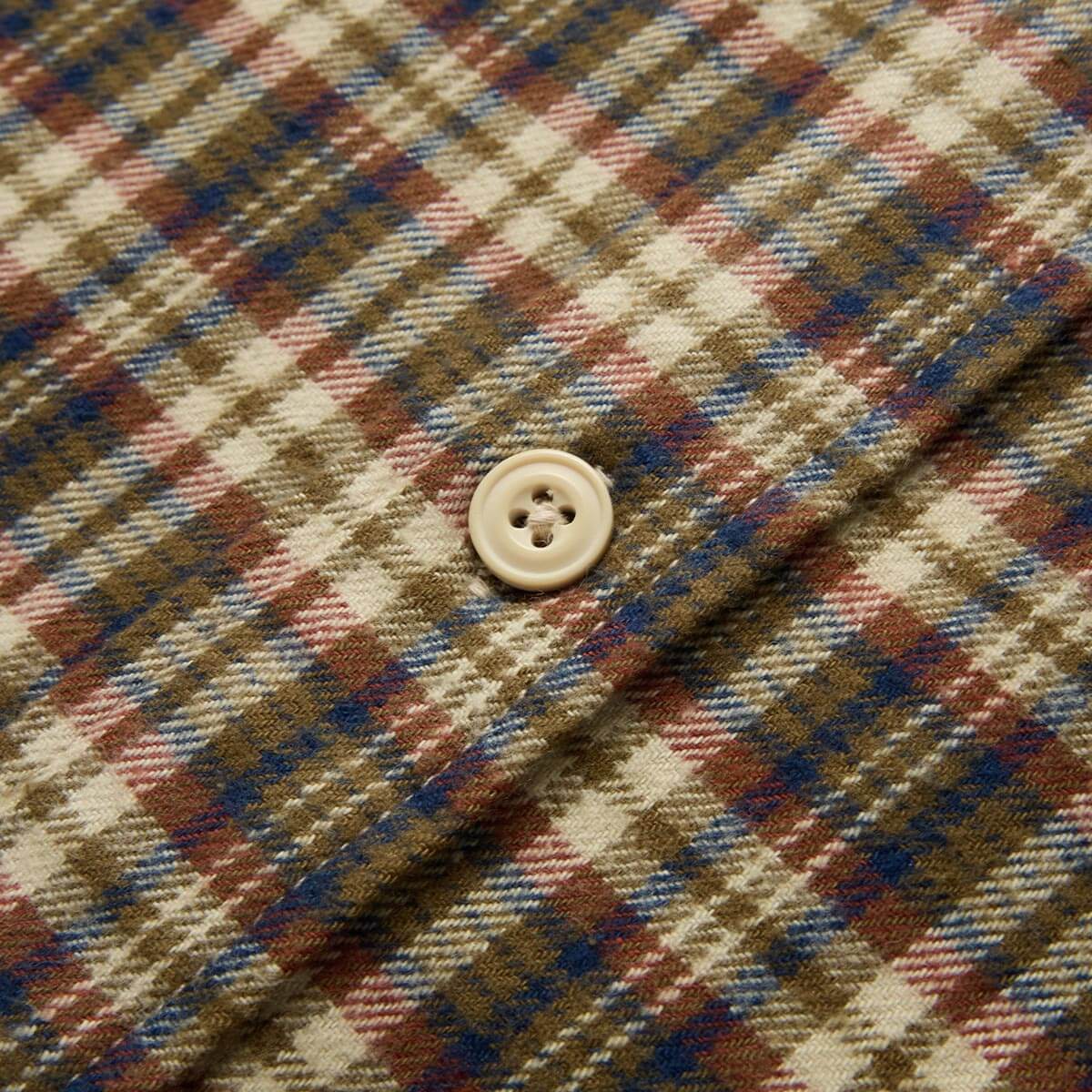 Seager Calico Flannel Carmel/Roasted Red