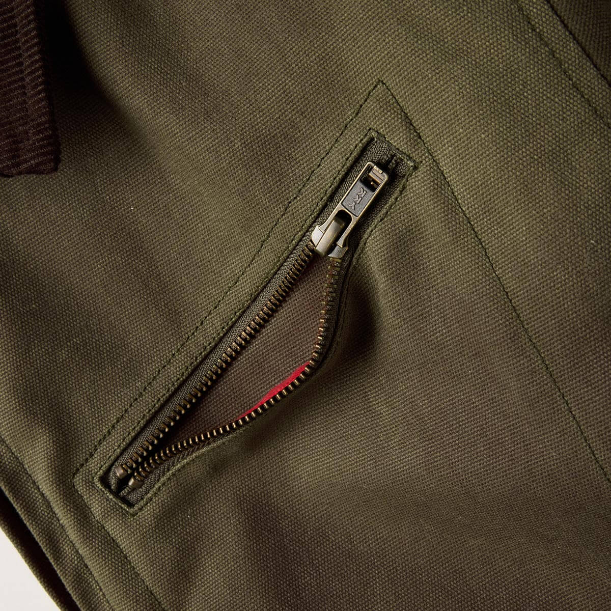 Seager Ranch Jacket Waxed Brown Olive