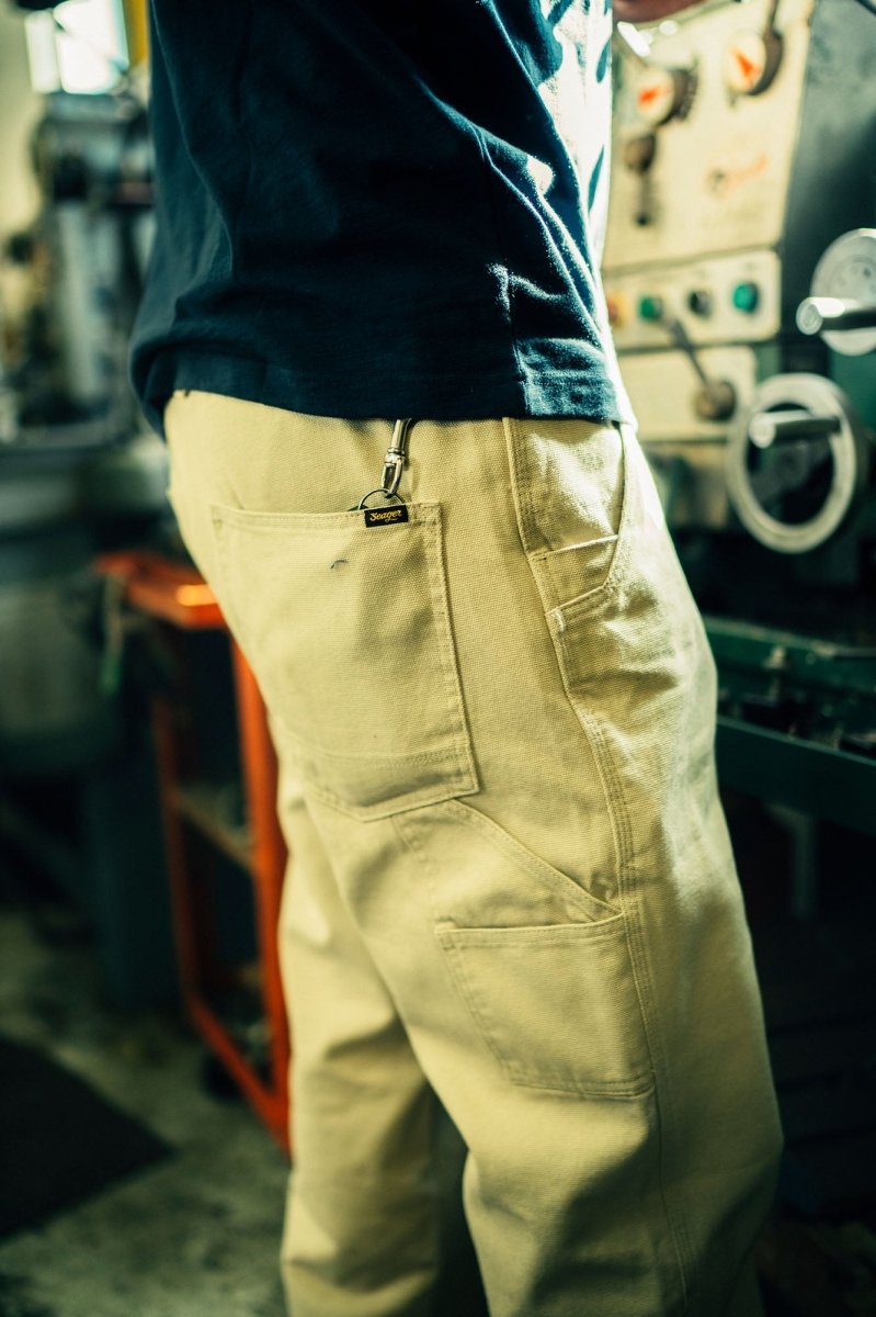 Seager Bison Canvas Pant Stone