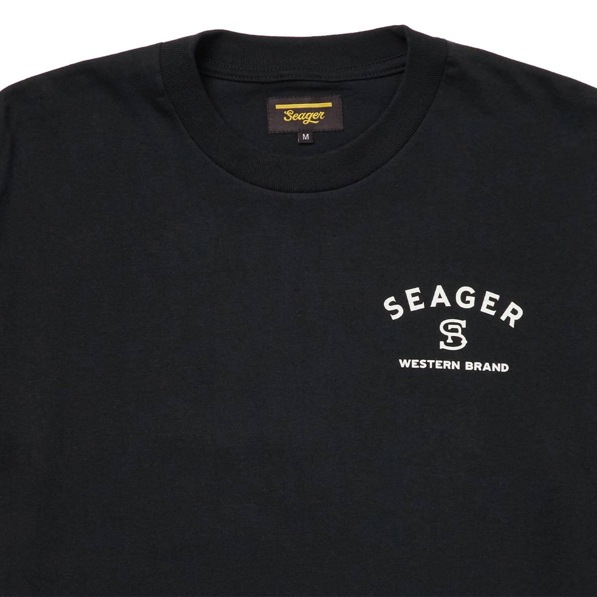 Seager Branded Tee Black