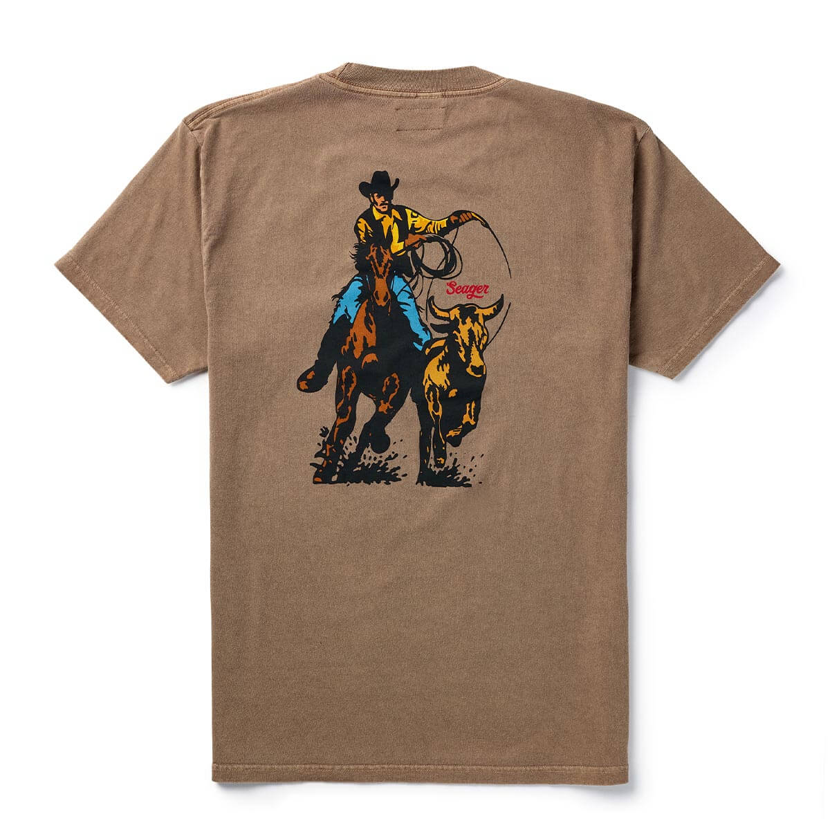 Seager Rodeo Series Premium Tee Pigment Brown