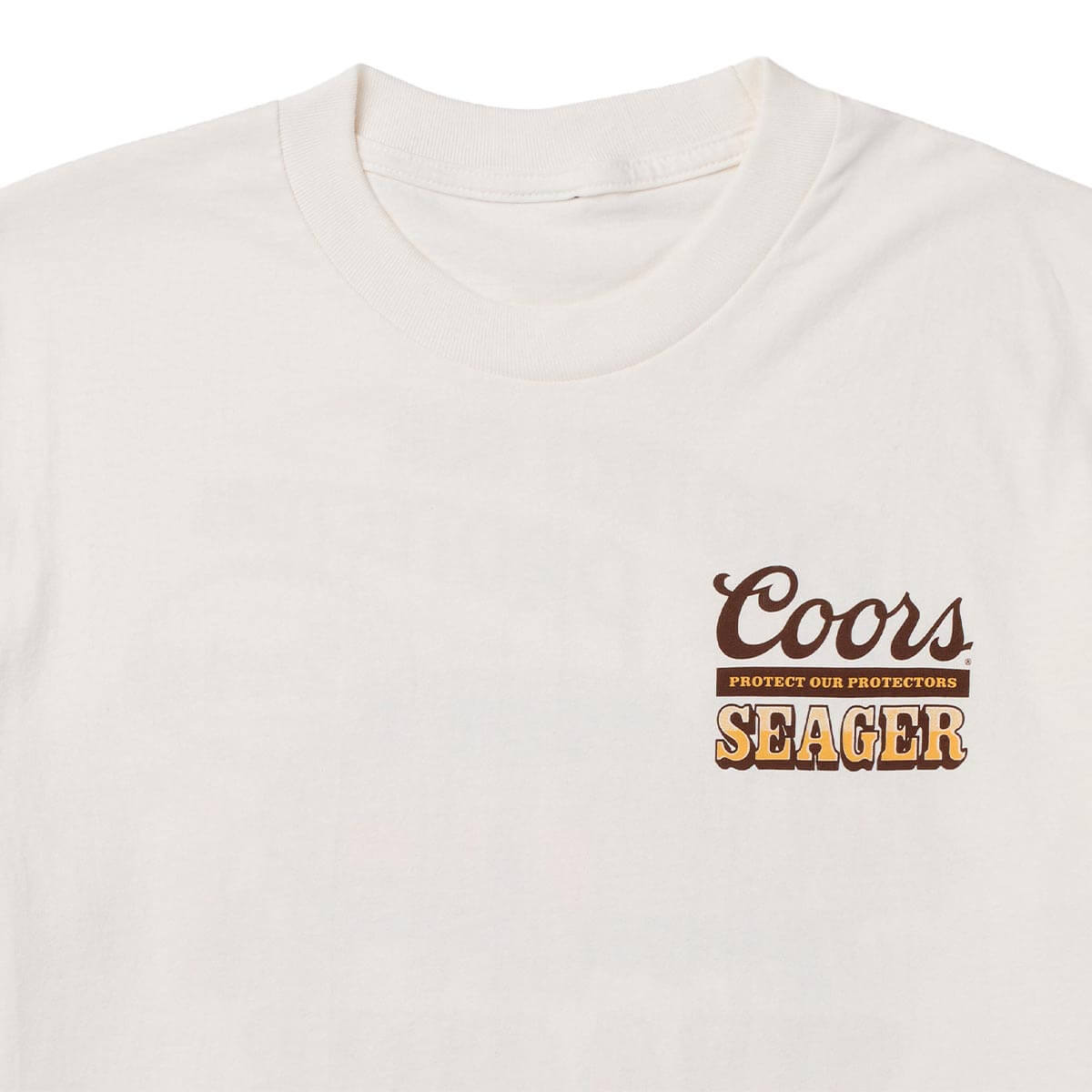 Seager x Coors Banquet Brush Truck Tee Vintage White