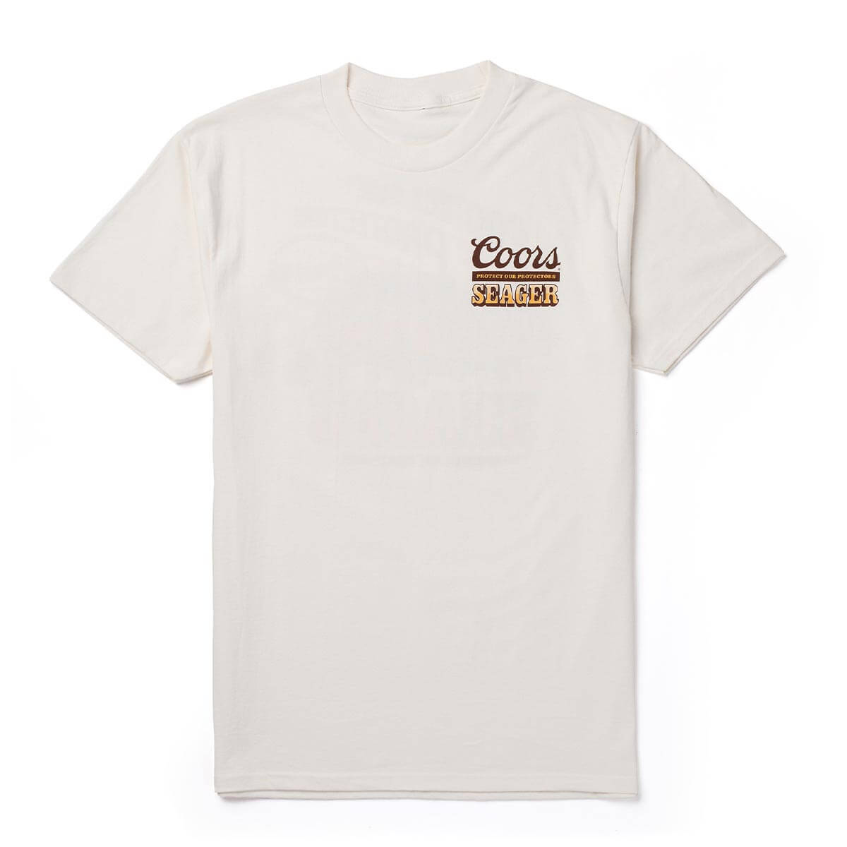 Seager x Coors Banquet Brush Truck Tee Vintage White