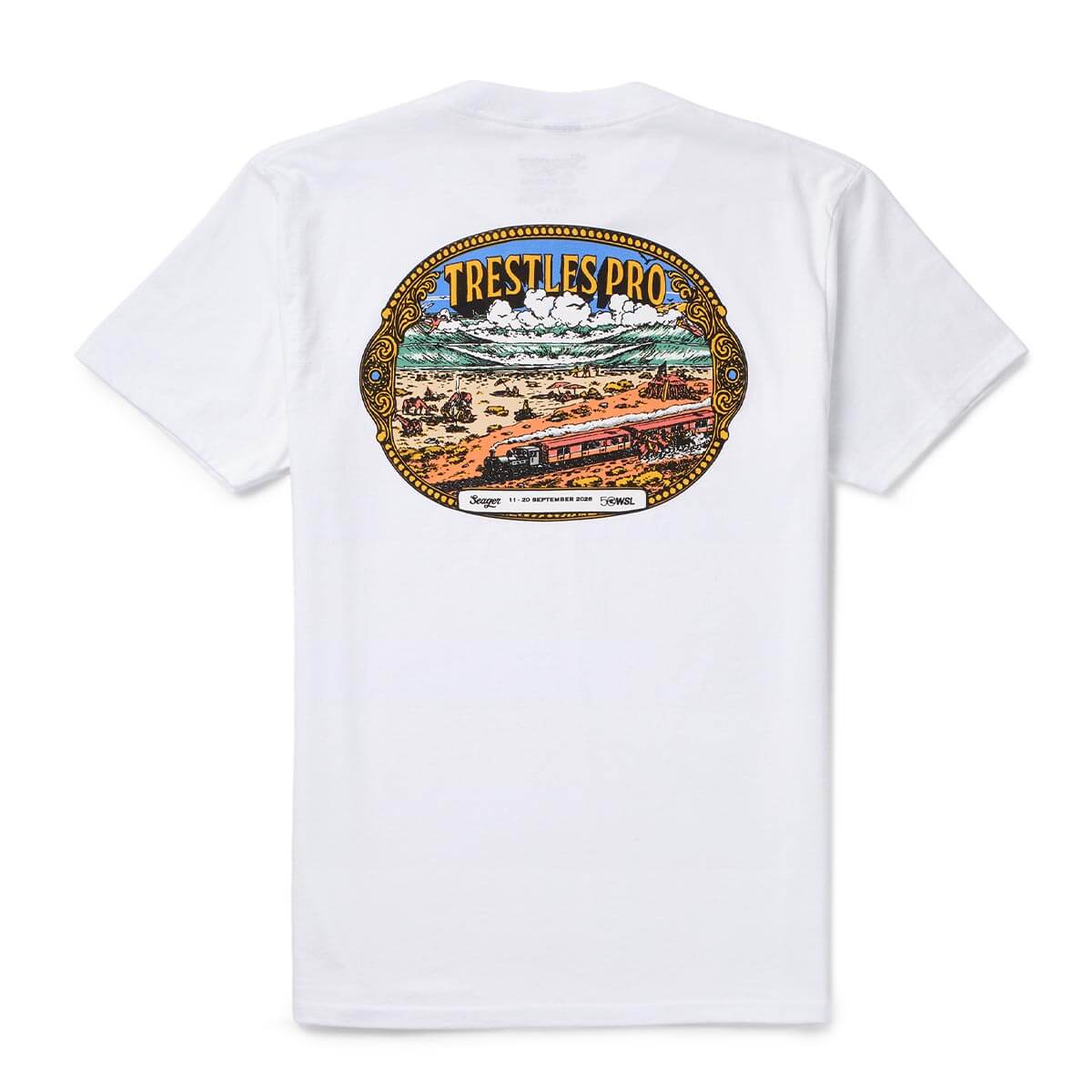 Seager x WSL Trestles Pro Tee White