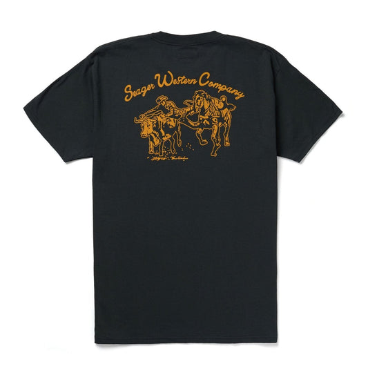 Seager Los Rios Tee Vintage Black